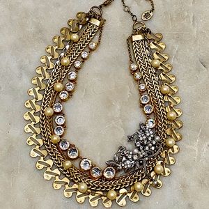 Juicy Couture Multi strand Gold Necklace